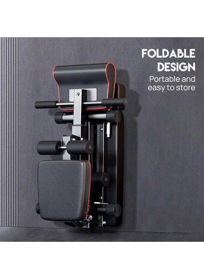 PORIYA Adjustable Weight Bench for Full Body Workout, Multi-Purpose Foldable Strength Training Bench, 7-Level Adjustable Incline/Decline/Flat Bench for Home Gym - Image 5